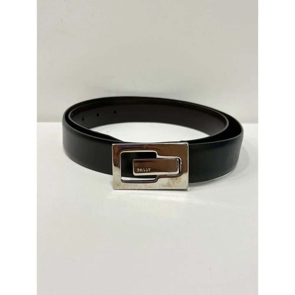 BALLY BELT Mens Black L/XL Large (44